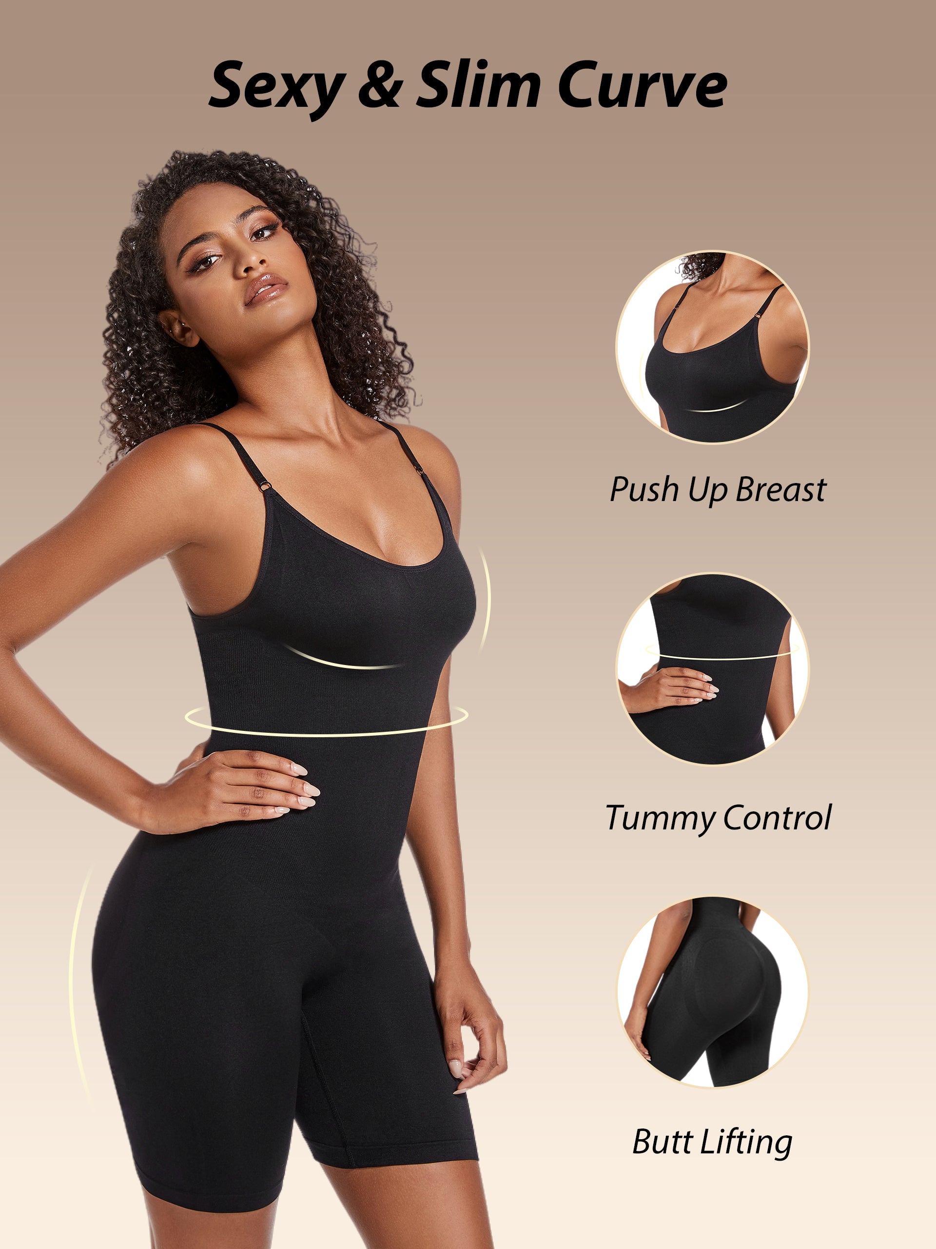 CHARMMA 3 Pack Bodysuit Shapewear Tummy Control - Ribbed Sleeveless Bo –  Charmma