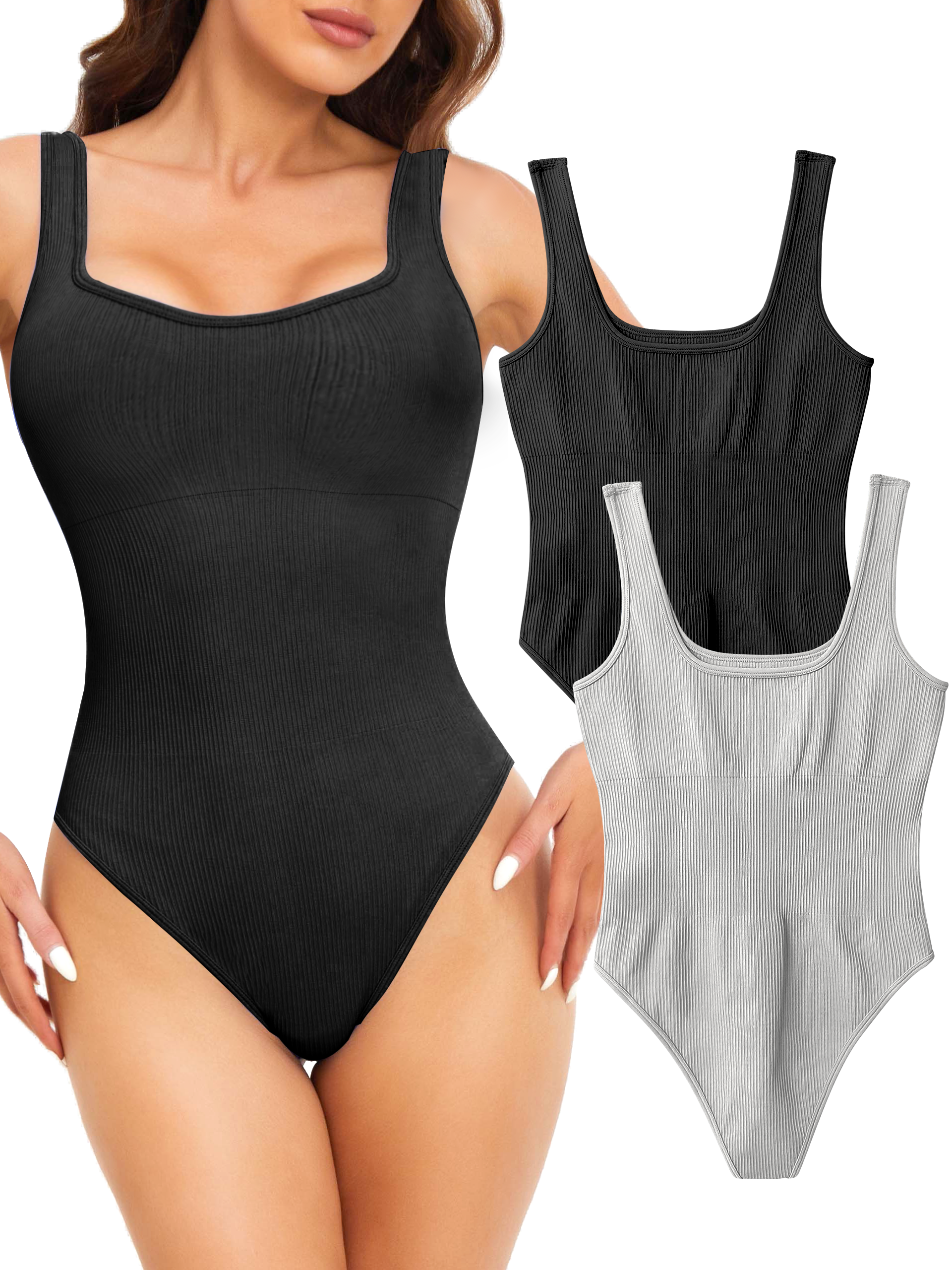 Tummy Control Shapewear For Women Women's Two-Piece Sexy See